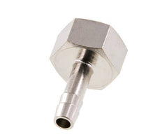 G 3/8'' x 6mm Nickel plated Brass Hose barb 16 Bar [2 Pieces]