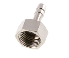 G 3/8'' x 6mm Nickel plated Brass Hose barb 16 Bar [2 Pieces]