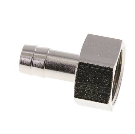 G 3/4'' x 13mm Nickel plated Brass Hose barb 16 Bar