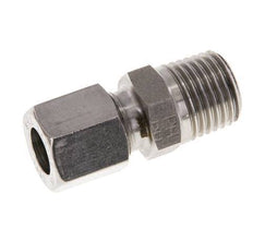 R 1/4'' Macho x 8LL Anillo de corte recto de acero inoxidable 100 Bar DIN 2353