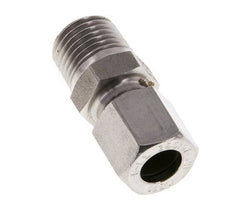 R 1/4'' Macho x 8LL Anillo de corte recto de acero inoxidable 100 Bar DIN 2353