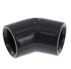 PVC 45deg Elbow Fitting Socket 16x23mm [5 Pieces]