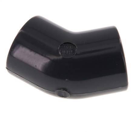 PVC 45deg Elbow Fitting Socket 16x23mm [5 Pieces]