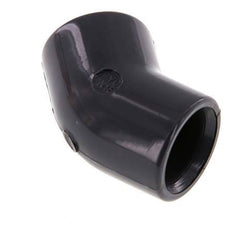 PVC 45deg Elbow Fitting Socket 16x23mm [5 Pieces]