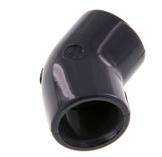 PVC 45deg Elbow Fitting Socket 16x23mm [5 Pieces]