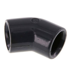 PVC 45deg Elbow Fitting Socket 16x23mm [5 Pieces]