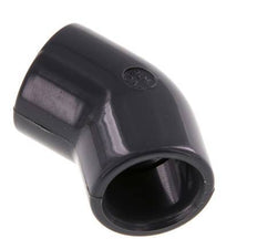 PVC 45deg Elbow Fitting Socket 16x23mm [5 Pieces]