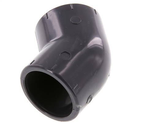 PVC 45deg Elbow Fitting Socket 32x41mm [2 Pieces]