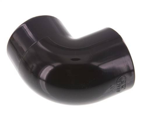 PVC 90deg Elbow Fitting Socket 50x60mm [2 Pieces]