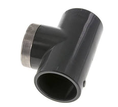 PVC Tee Fitting Female Socket 50mm x Female Rp1-1/2''