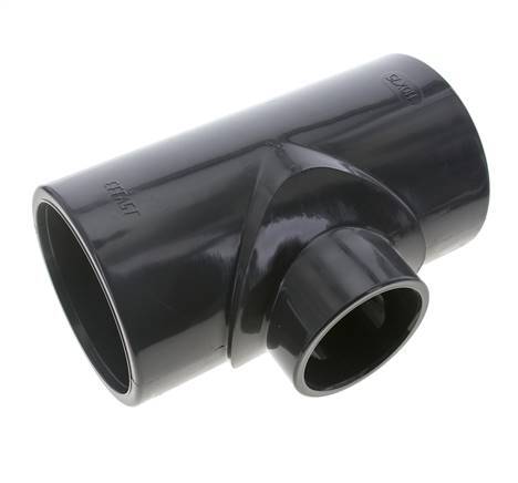 PVC Reducing Tee Fitting Socket 110 to 75mm