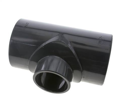PVC Reducing Tee Fitting Socket 110 to 75mm