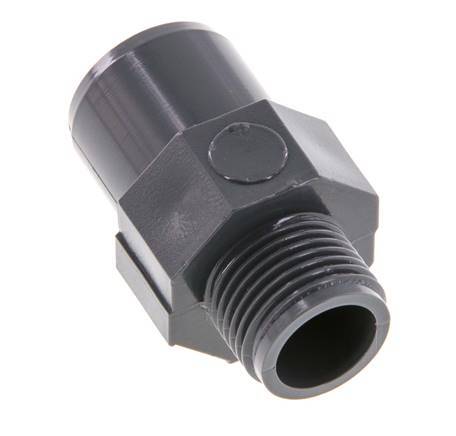 PVC Fitting Female Socket 16x20mm x Male G 3/8'' [5 Pieces]