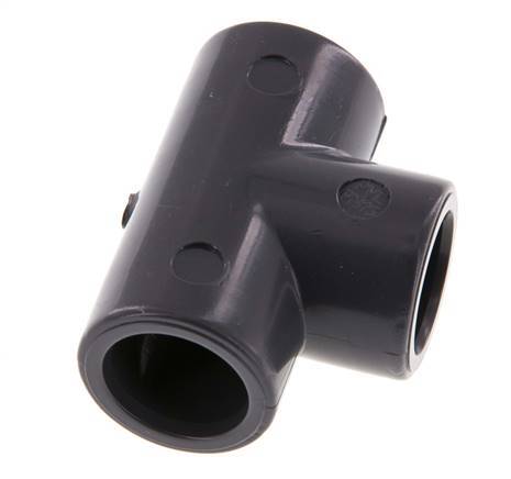 PVC Tee Fitting Socket 16x23mm [5 Pieces]
