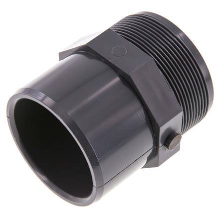 PVC Fitting Female Socket 63x75mm x Male G 2-1/2''