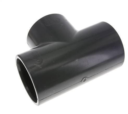 PVC Tee Fitting Female Socket 90mm x Female Rp3''