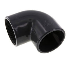 PVC 90deg Elbow Fitting Female Socket 75x89mm x Female Rp 2-1/2''