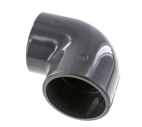 PVC 90deg Elbow Fitting Female Socket 90x106mm x Female Rp 3''