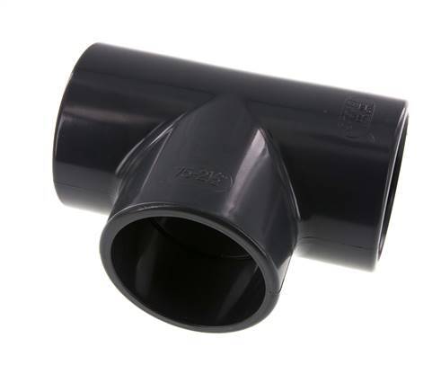 PVC Tee Fitting Socket 75x89mm