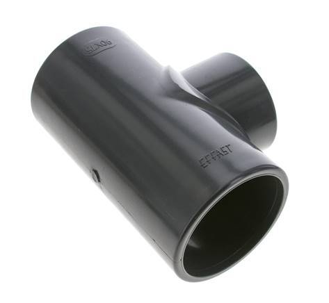 PVC Reducing Tee Fitting Socket 90 to 75mm