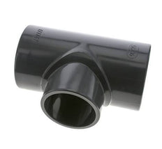 PVC Reducing Tee Fitting Socket 90 to 75mm