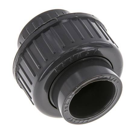 PVC Union Fitting Female Socket 25mm x Female Rp 3/4'' EPDM