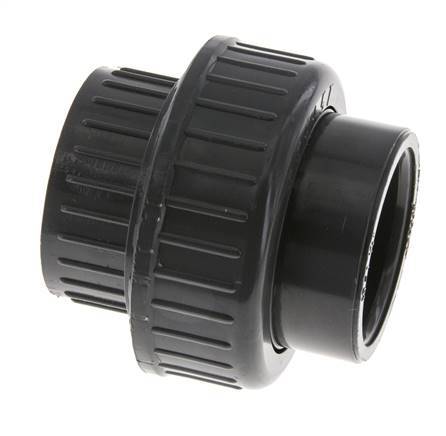 PVC Union Fitting Female Socket 40mm x Female Rp 1 1/4'' EPDM