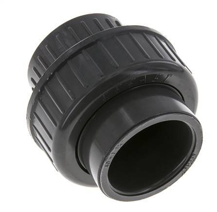 PVC Union Fitting Female Socket 40mm x Female Rp 1 1/4'' EPDM