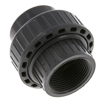 PVC Union Fitting Female Socket 40mm x Female Rp 1 1/4'' EPDM