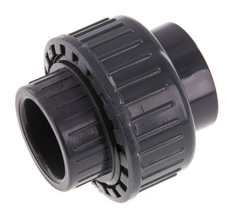 PVC Union Fitting Socket 25x54mm EPDM [2 Pieces]