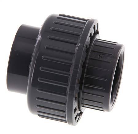 PVC Union Fitting Socket 25x54mm EPDM [2 Pieces]