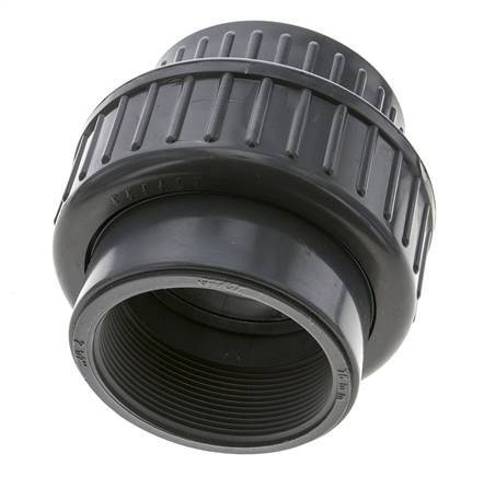 PVC Union Fitting Female Rp 2-1/2'' EPDM