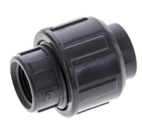 PVC Union Fitting Female Rp 3/8'' EPDM