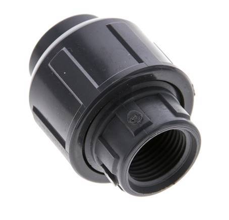 PVC Union Fitting Female Rp 3/8'' FKM [2 Pieces]
