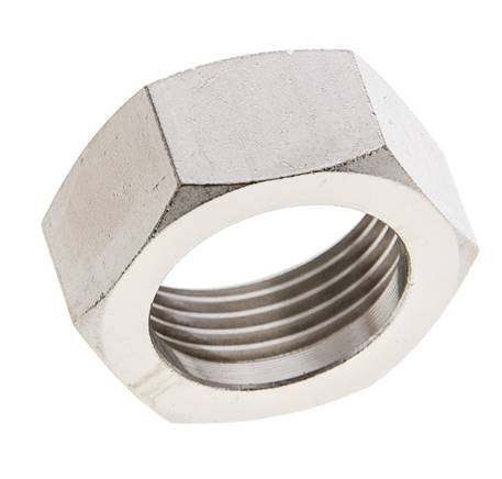 19mm (G3/4'') Nickel-plated Brass Union Nut L13.5mm [2 Pieces]