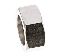 19mm (G3/4'') Nickel-plated Brass Union Nut L13.5mm [2 Pieces]