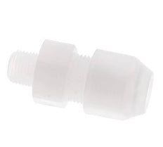 6x8mm & R1/8'' PP Straight Hose Fitting with Male Threads 10bar/145psi [2 Pieces]