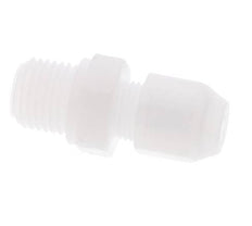 4x6mm & G1/4'' PP Straight Hose Fitting with Male Threads 10bar/145psi [2 Pieces]