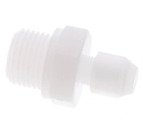 4x6mm & G1/2'' PP Straight Hose Fitting with Male Threads 10bar/145psi