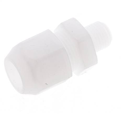 4x6mm & G1/2'' PP Straight Hose Fitting with Male Threads 10bar/145psi