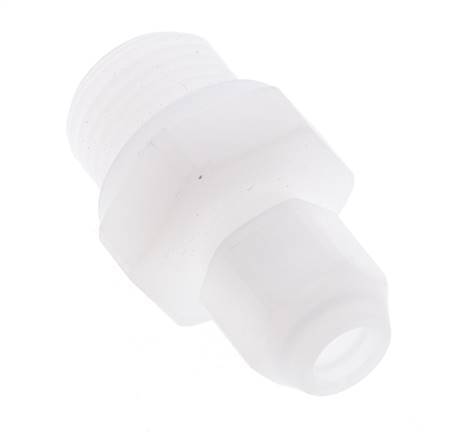 12x14mm & G3/8'' PVDF Straight Hose Fitting with Male Threads 10bar/145psi