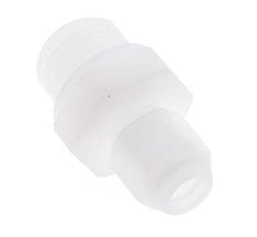 6x8mm & G1/4'' PVDF Straight Hose Fitting with Male Threads 10bar/145psi