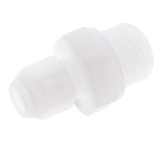 9x12mm & G3/8'' PVDF Straight Hose Fitting with Male Threads 10bar/145psi