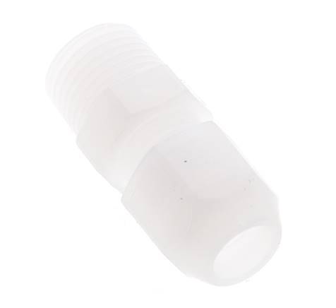 4x6mm & R1/8'' PP Elbow Hose Fitting with Male Threads 10bar/145psi [2 Pieces]