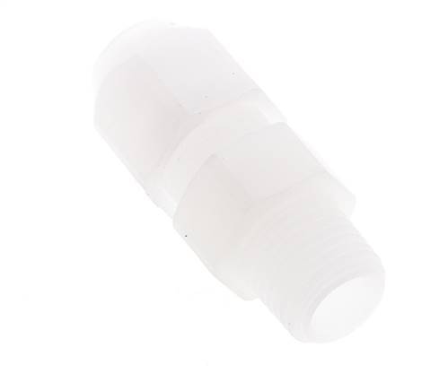 6x8mm & R1/4'' PP Elbow Hose Fitting with Male Threads 10bar/145psi [2 Pieces]
