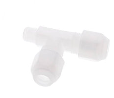 6x8mm & R1/8'' PP Right Angle Tee Hose Fitting with Male Threads 10bar/145psi [2 Pieces]