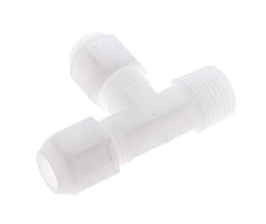 8x10mm PVDF T-Shape Hose Fitting 10bar/145psi