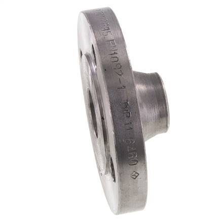 Welding Neck Flange DN25-PN40 33.7mm Black Steel DIN 2635 And EN 1092-1 (Type 11)