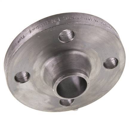 Welding Neck Flange DN25-PN40 33.7mm Black Steel DIN 2635 And EN 1092-1 (Type 11)