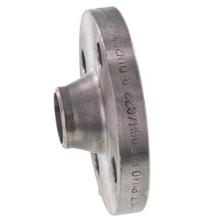 Welding Neck Flange DN25-PN40 33.7mm Black Steel DIN 2635 And EN 1092-1 (Type 11)